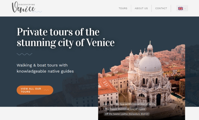 Discovering Venice Website